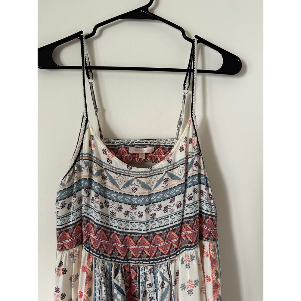 Sky's Are Blue Bohemian Festival Maxi Dress Medium - Picture 3 of 8